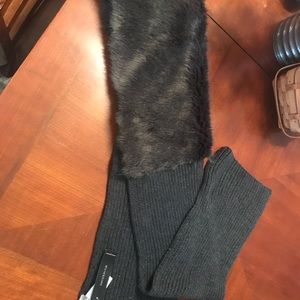 Banana Republic faux fur scarf